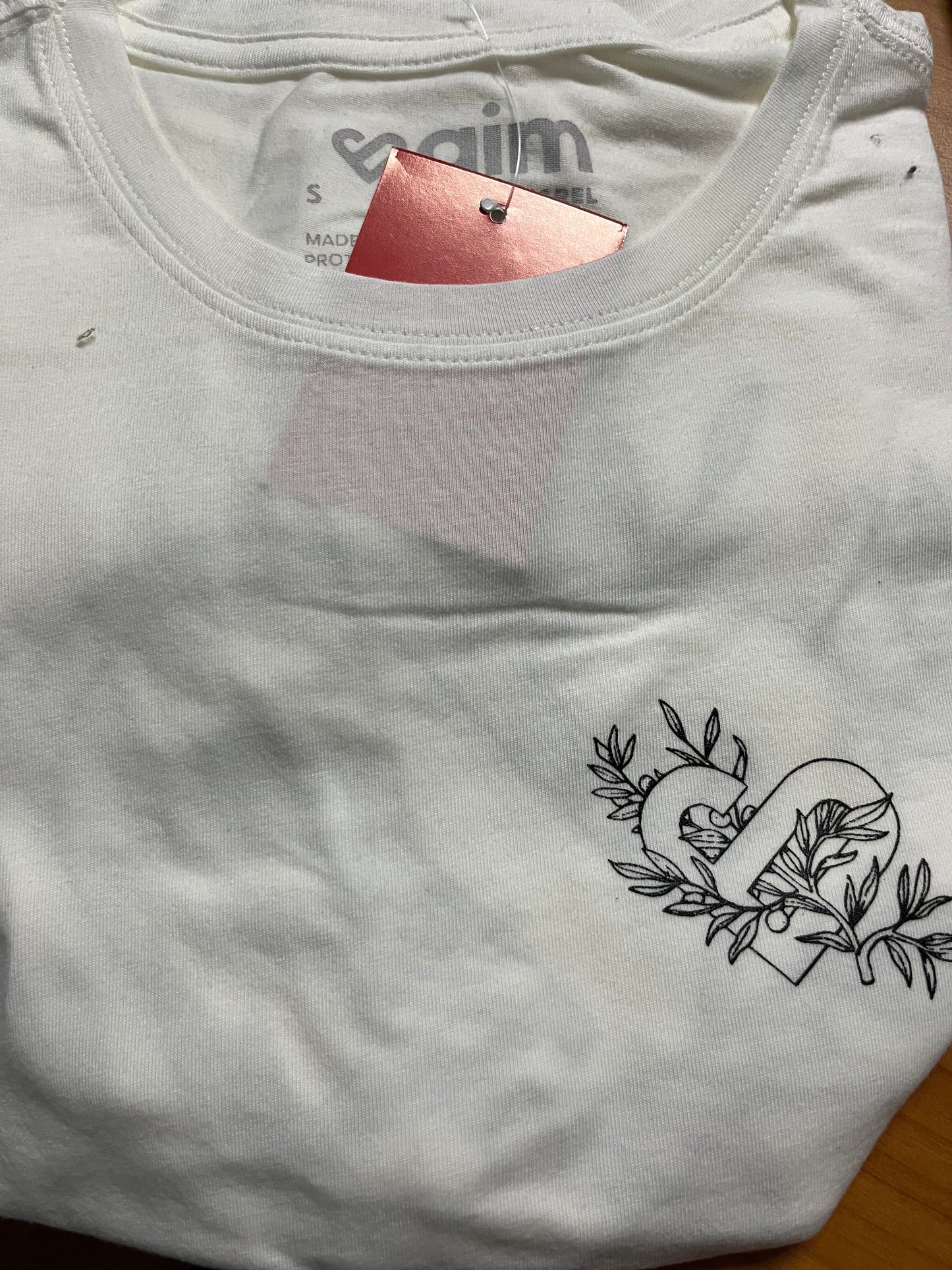 Empower Tee: White - AIM CAMBODIA EXCLUSIVE