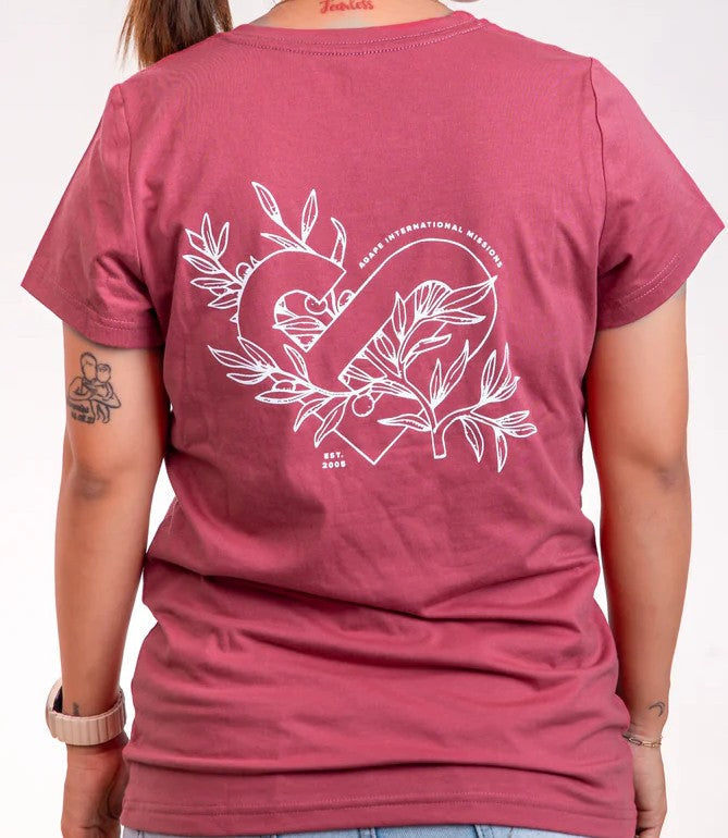 Empower Tee - HEATHER RED