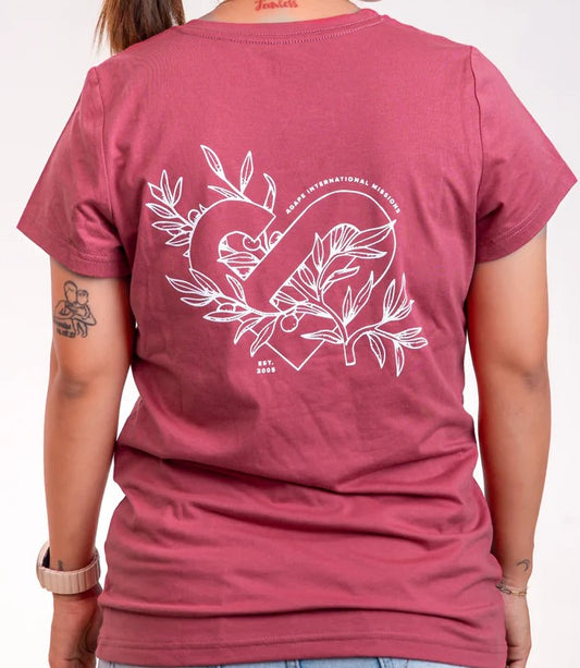 Empower Tee - HEATHER RED