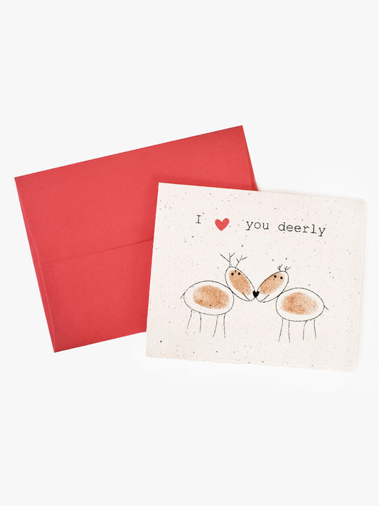 AIM Card "Love You Deerly"